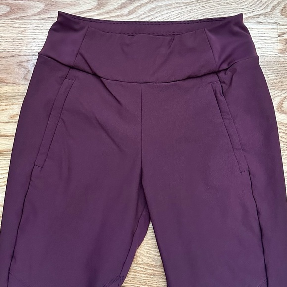 Athleta Headlands Hybrid Trek Tight Burgundy Size 6 - Picture 4 of 12